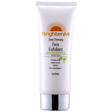BrightenMi Deep Cleansing Nutmeg Face Exfoliator Infused with Olive extracts
